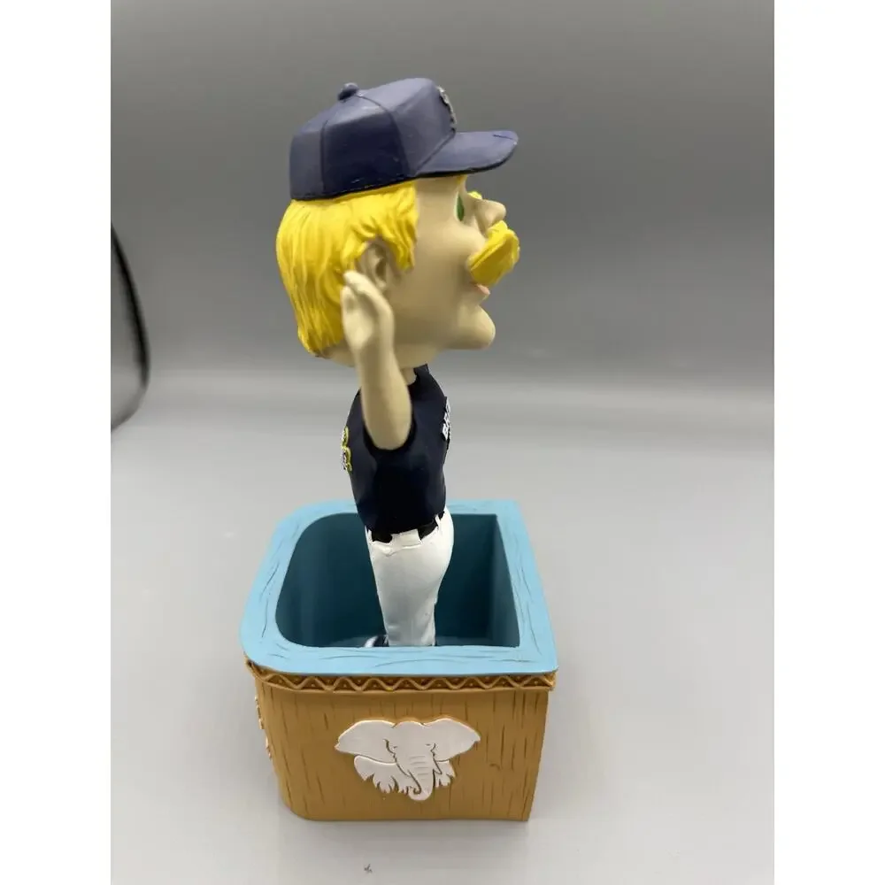 2010 Bernie Brewer Kalahari Splash Zone Bobblehead Brewers SGA Box Ticket